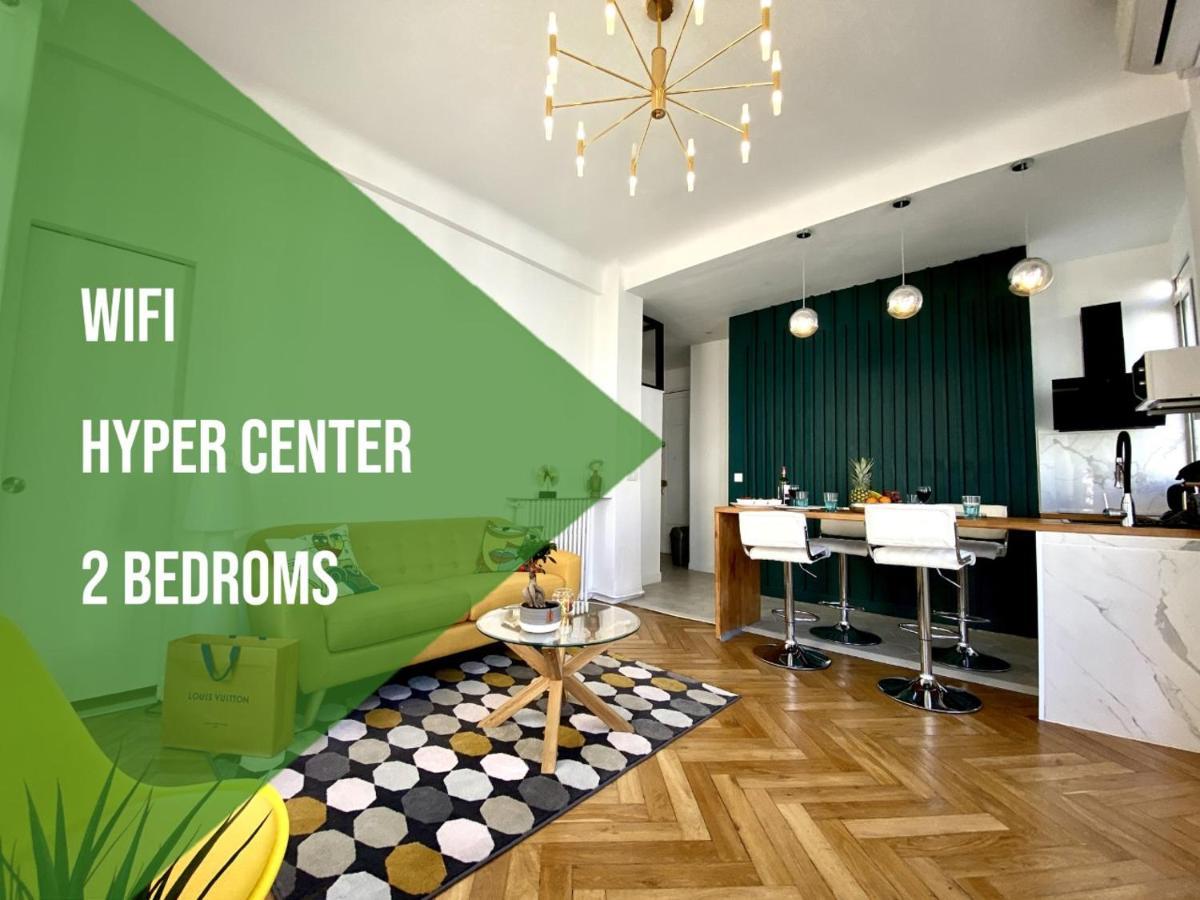 2 Bedroom - Hyper Center - Kitchen - Tramway - Balcony - Air Conditioner - Wifi ニース エクステリア 写真